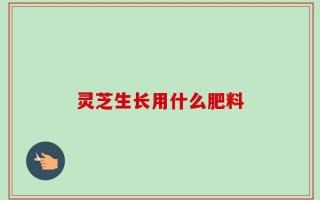 灵芝生长用什么肥料