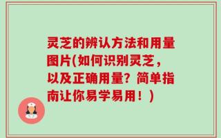 灵芝的辨认方法和用量图片(如何识别灵芝，以及正确用量？简单指南让你易学易用！)