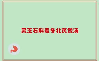 灵芝石斛麦冬北芪煲汤