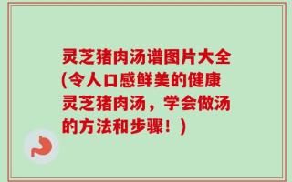 灵芝猪肉汤谱图片大全(令人口感鲜美的健康灵芝猪肉汤，学会做汤的方法和步骤！)