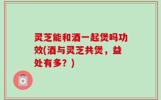 灵芝能和酒一起煲吗功效(酒与灵芝共煲，益处有多？)