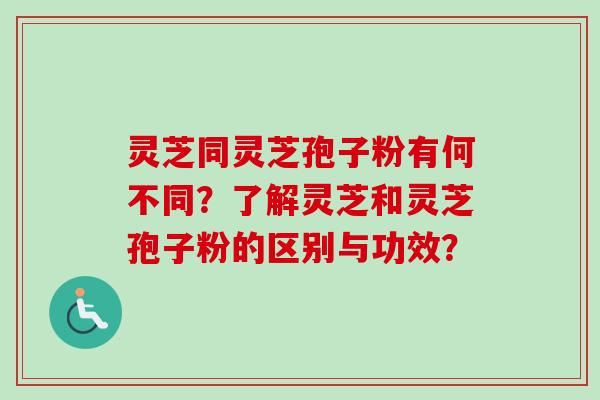 灵芝同灵芝孢子粉有何不同?了解灵芝和灵芝孢子粉的区别与功效?-第1张图片-卓越灵芝孢子粉 灵芝同灵芝孢子粉有何不同?了解灵芝和灵芝孢子粉的区别与功效?-第1张图片-卓越灵芝孢子粉