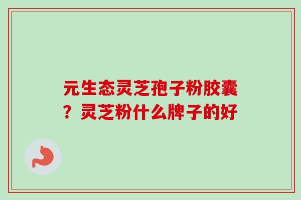 元生态灵芝孢子粉胶囊?灵芝粉什么牌子的好-第1张图片-卓越灵芝孢子粉 元生态灵芝孢子粉胶囊?灵芝粉什么牌子的好-第1张图片-卓越灵芝孢子粉