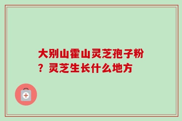 大别山霍山灵芝孢子粉?灵芝生长什么地方-第1张图片-卓越灵芝孢子粉 大别山霍山灵芝孢子粉?灵芝生长什么地方-第1张图片-卓越灵芝孢子粉