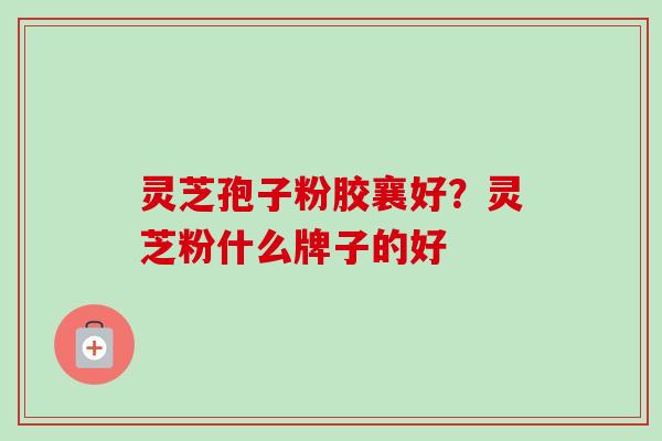 灵芝孢子粉胶襄好？灵芝粉什么牌子的好-第1张图片-卓越灵芝孢子粉