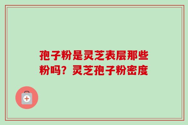 孢子粉是灵芝表层那些粉吗?灵芝孢子粉密度-第1张图片-卓越灵芝孢子粉 孢子粉是灵芝表层那些粉吗?灵芝孢子粉密度-第1张图片-卓越灵芝孢子粉