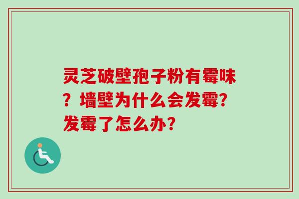灵芝破壁孢子粉有霉味?墙壁为什么会发霉?发霉了怎么办?-第1张图片-卓越灵芝孢子粉 灵芝破壁孢子粉有霉味?墙壁为什么会发霉?发霉了怎么办?-第1张图片-卓越灵芝孢子粉