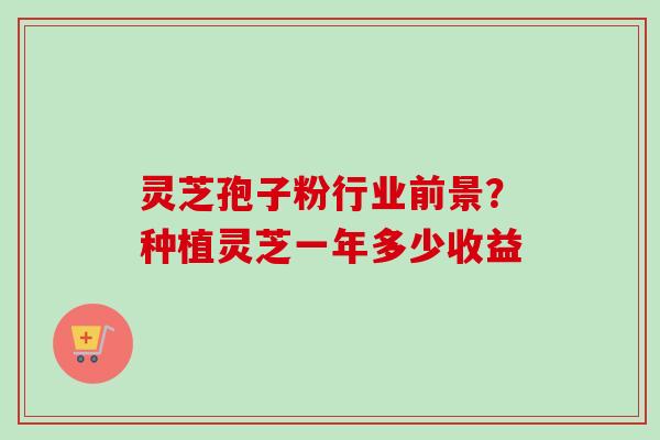 灵芝孢子粉行业前景?种植灵芝一年多少收益-第1张图片-卓越灵芝孢子粉 灵芝孢子粉行业前景?种植灵芝一年多少收益-第1张图片-卓越灵芝孢子粉
