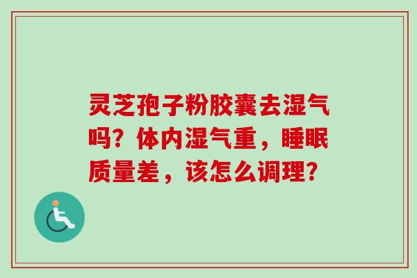 灵芝孢子粉胶囊去湿气吗?体内湿气重,睡眠质量差,该怎么调理?-第1张图片-卓越灵芝孢子粉 灵芝孢子粉胶囊去湿气吗?体内湿气重,睡眠质量差,该怎么调理?-第1张图片-卓越灵芝孢子粉