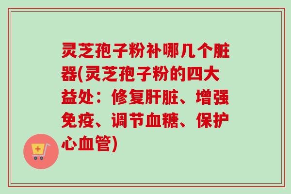 灵芝孢子粉补哪几个脏器(灵芝孢子粉的四大益处:修复肝脏、增强免疫、调节血糖、保护心血管)-第1张图片-卓越灵芝孢子粉 灵芝孢子粉补哪几个脏器(灵芝孢子粉的四大益处:修复肝脏、增强免疫、调节血糖、保护心血管)-第1张图片-卓越灵芝孢子粉