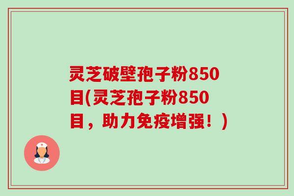 灵芝破壁孢子粉850目(灵芝孢子粉850目,助力免疫增强!)-第1张图片-卓越灵芝孢子粉 灵芝破壁孢子粉850目(灵芝孢子粉850目,助力免疫增强!)-第1张图片-卓越灵芝孢子粉