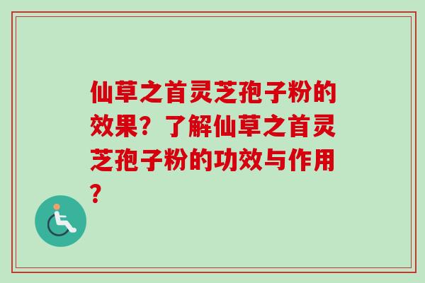 仙草之首灵芝孢子粉的效果?了解仙草之首灵芝孢子粉的功效与作用?-第1张图片-卓越灵芝孢子粉 仙草之首灵芝孢子粉的效果?了解仙草之首灵芝孢子粉的功效与作用?-第1张图片-卓越灵芝孢子粉