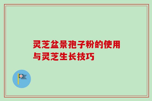 灵芝盆景孢子粉的使用与灵芝生长技巧-第1张图片-卓越灵芝孢子粉 灵芝盆景孢子粉的使用与灵芝生长技巧-第1张图片-卓越灵芝孢子粉