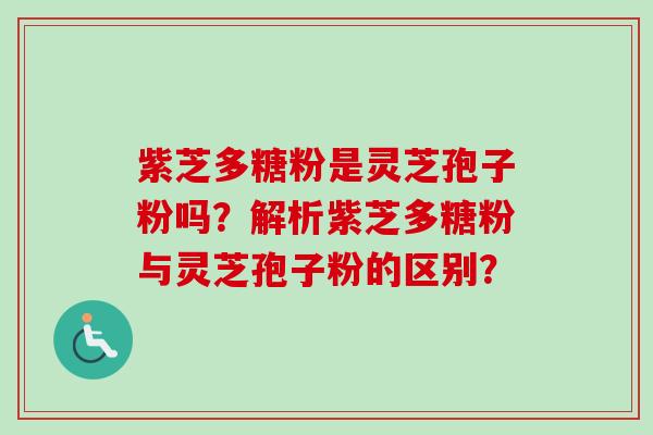 紫芝多糖粉是灵芝孢子粉吗?解析紫芝多糖粉与灵芝孢子粉的区别?-第1张图片-卓越灵芝孢子粉 紫芝多糖粉是灵芝孢子粉吗?解析紫芝多糖粉与灵芝孢子粉的区别?-第1张图片-卓越灵芝孢子粉