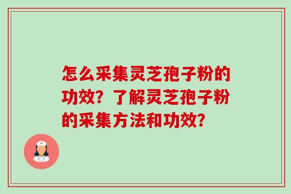 怎么采集灵芝孢子粉的功效?了解灵芝孢子粉的采集方法和功效?-第1张图片-卓越灵芝孢子粉 怎么采集灵芝孢子粉的功效?了解灵芝孢子粉的采集方法和功效?-第1张图片-卓越灵芝孢子粉