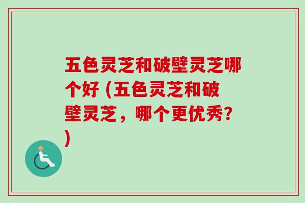 五色灵芝和破壁灵芝哪个好 (五色灵芝和破壁灵芝，哪个更优秀？)-第1张图片-卓越灵芝孢子粉
