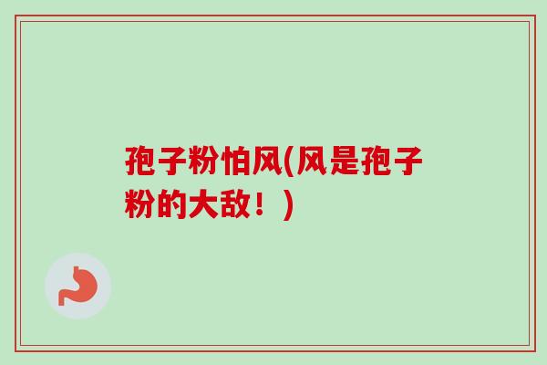 孢子粉怕风(风是孢子粉的大敌!)-第1张图片-卓越灵芝孢子粉 孢子粉怕风(风是孢子粉的大敌!)-第1张图片-卓越灵芝孢子粉