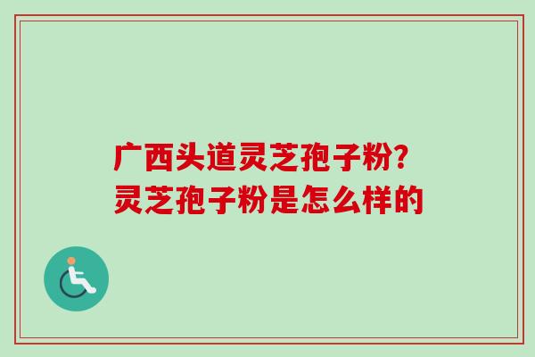 广西头道灵芝孢子粉？灵芝孢子粉是怎么样的-第1张图片-卓越灵芝孢子粉