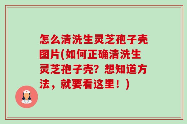 怎么清洗生灵芝孢子壳图片(如何正确清洗生灵芝孢子壳?想知道方法,就要看这里!)-第1张图片-卓越灵芝孢子粉 怎么清洗生灵芝孢子壳图片(如何正确清洗生灵芝孢子壳?想知道方法,就要看这里!)-第1张图片-卓越灵芝孢子粉