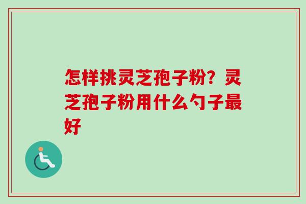 怎样挑灵芝孢子粉?灵芝孢子粉用什么勺子最好-第1张图片-卓越灵芝孢子粉 怎样挑灵芝孢子粉?灵芝孢子粉用什么勺子最好-第1张图片-卓越灵芝孢子粉