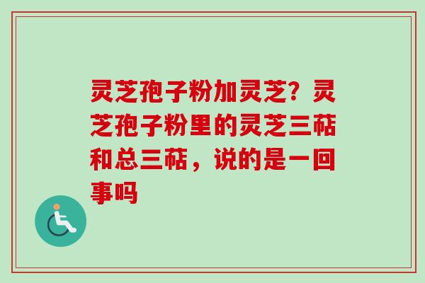 灵芝孢子粉加灵芝?灵芝孢子粉里的灵芝三萜和总三萜,说的是一回事吗-第1张图片-卓越灵芝孢子粉 灵芝孢子粉加灵芝?灵芝孢子粉里的灵芝三萜和总三萜,说的是一回事吗-第1张图片-卓越灵芝孢子粉
