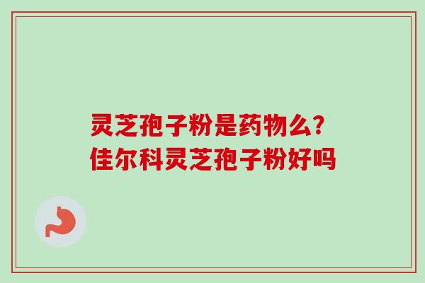 灵芝孢子粉是药物么?佳尔科灵芝孢子粉好吗-第1张图片-卓越灵芝孢子粉 灵芝孢子粉是药物么?佳尔科灵芝孢子粉好吗-第1张图片-卓越灵芝孢子粉