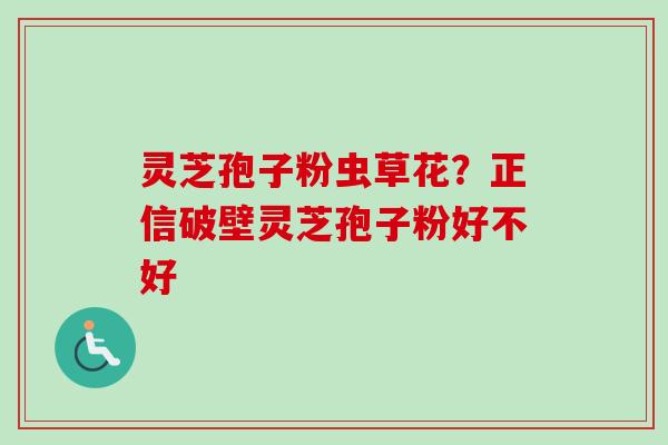 灵芝孢子粉虫草花?正信破壁灵芝孢子粉好不好-第1张图片-卓越灵芝孢子粉 灵芝孢子粉虫草花?正信破壁灵芝孢子粉好不好-第1张图片-卓越灵芝孢子粉