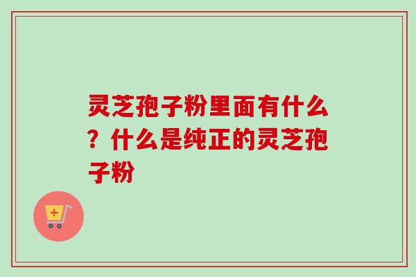 灵芝孢子粉里面有什么?什么是纯正的灵芝孢子粉-第1张图片-卓越灵芝孢子粉 灵芝孢子粉里面有什么?什么是纯正的灵芝孢子粉-第1张图片-卓越灵芝孢子粉