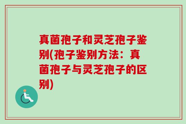 真菌孢子和灵芝孢子鉴别(孢子鉴别方法：真菌孢子与灵芝孢子的区别)-第1张图片-卓越灵芝孢子粉