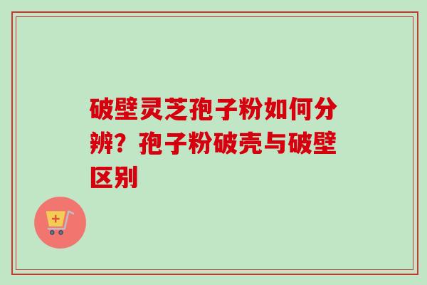 破壁灵芝孢子粉如何分辨?孢子粉破壳与破壁区别-第1张图片-卓越灵芝孢子粉 破壁灵芝孢子粉如何分辨?孢子粉破壳与破壁区别-第1张图片-卓越灵芝孢子粉