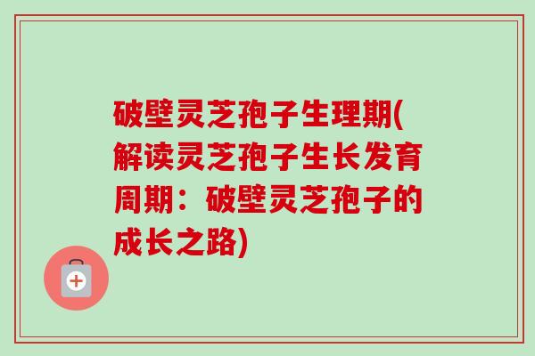 破壁灵芝孢子生理期(解读灵芝孢子生长发育周期:破壁灵芝孢子的成长之路)-第1张图片-卓越灵芝孢子粉 破壁灵芝孢子生理期(解读灵芝孢子生长发育周期:破壁灵芝孢子的成长之路)-第1张图片-卓越灵芝孢子粉