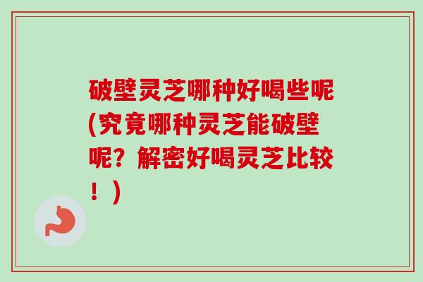 破壁灵芝哪种好喝些呢(究竟哪种灵芝能破壁呢?解密好喝灵芝比较!)-第1张图片-卓越灵芝孢子粉 破壁灵芝哪种好喝些呢(究竟哪种灵芝能破壁呢?解密好喝灵芝比较!)-第1张图片-卓越灵芝孢子粉