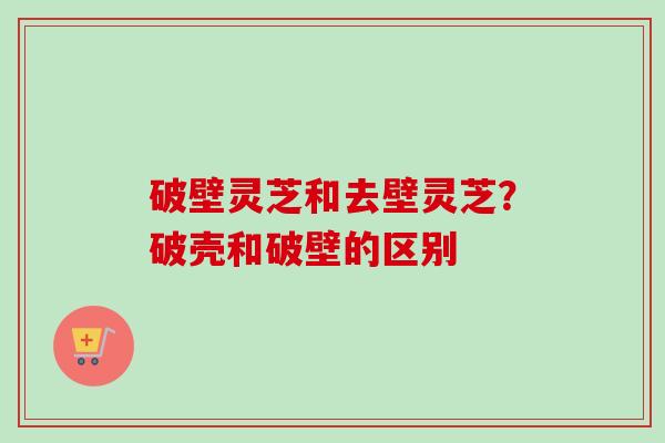 破壁灵芝和去壁灵芝?破壳和破壁的区别-第1张图片-卓越灵芝孢子粉 破壁灵芝和去壁灵芝?破壳和破壁的区别-第1张图片-卓越灵芝孢子粉