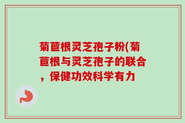 菊苣根灵芝孢子粉(菊苣根与灵芝孢子的联合，保健功效科学有力-第1张图片-卓越灵芝孢子粉