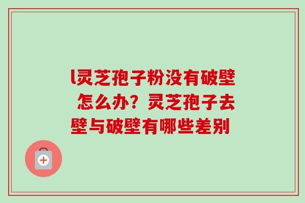 l灵芝孢子粉没有破壁 怎么办?灵芝孢子去壁与破壁有哪些差别-第1张图片-卓越灵芝孢子粉 l灵芝孢子粉没有破壁 怎么办?灵芝孢子去壁与破壁有哪些差别-第1张图片-卓越灵芝孢子粉