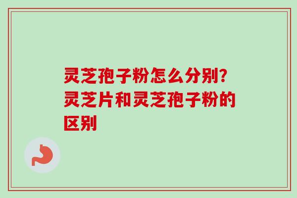 灵芝孢子粉怎么分别?灵芝片和灵芝孢子粉的区别-第1张图片-卓越灵芝孢子粉 灵芝孢子粉怎么分别?灵芝片和灵芝孢子粉的区别-第1张图片-卓越灵芝孢子粉