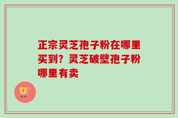 正宗灵芝孢子粉在哪里买到?灵芝破壁孢子粉哪里有卖-第1张图片-卓越灵芝孢子粉 正宗灵芝孢子粉在哪里买到?灵芝破壁孢子粉哪里有卖-第1张图片-卓越灵芝孢子粉