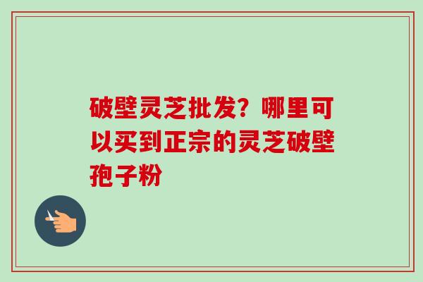 破壁灵芝批发?哪里可以买到正宗的灵芝破壁孢子粉-第1张图片-卓越灵芝孢子粉 破壁灵芝批发?哪里可以买到正宗的灵芝破壁孢子粉-第1张图片-卓越灵芝孢子粉