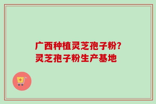 广西种植灵芝孢子粉?灵芝孢子粉生产基地-第1张图片-卓越灵芝孢子粉 广西种植灵芝孢子粉?灵芝孢子粉生产基地-第1张图片-卓越灵芝孢子粉