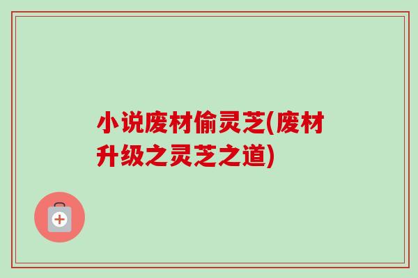 小说废材偷灵芝(废材升级之灵芝之道)-第1张图片-卓越灵芝孢子粉 小说废材偷灵芝(废材升级之灵芝之道)-第1张图片-卓越灵芝孢子粉