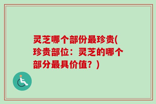 灵芝哪个部份最珍贵(珍贵部位:灵芝的哪个部分最具价值?)-第1张图片-卓越灵芝孢子粉 灵芝哪个部份最珍贵(珍贵部位:灵芝的哪个部分最具价值?)-第1张图片-卓越灵芝孢子粉