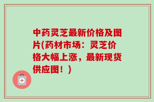 中药灵芝最新价格及图片(药材市场:灵芝价格大幅上涨,最新现货供应图!)-第1张图片-卓越灵芝孢子粉 中药灵芝最新价格及图片(药材市场:灵芝价格大幅上涨,最新现货供应图!)-第1张图片-卓越灵芝孢子粉