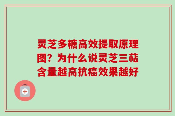 灵芝多糖高效提取原理图?为什么说灵芝三萜含量越高抗癌效果越好-第1张图片-卓越灵芝孢子粉 灵芝多糖高效提取原理图?为什么说灵芝三萜含量越高抗癌效果越好-第1张图片-卓越灵芝孢子粉