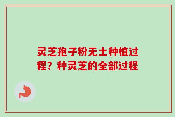 灵芝孢子粉无土种植过程?种灵芝的全部过程-第1张图片-卓越灵芝孢子粉 灵芝孢子粉无土种植过程?种灵芝的全部过程-第1张图片-卓越灵芝孢子粉