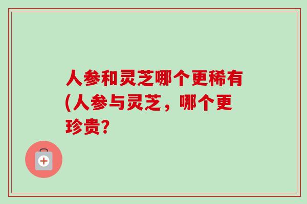 人参和灵芝哪个更稀有(人参与灵芝,哪个更珍贵?-第1张图片-卓越灵芝孢子粉 人参和灵芝哪个更稀有(人参与灵芝,哪个更珍贵?-第1张图片-卓越灵芝孢子粉