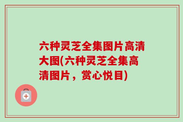 六种灵芝全集图片高清大图(六种灵芝全集高清图片,赏心悦目)-第1张图片-卓越灵芝孢子粉 六种灵芝全集图片高清大图(六种灵芝全集高清图片,赏心悦目)-第1张图片-卓越灵芝孢子粉