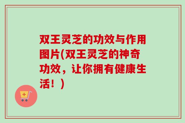 双王灵芝的功效与作用图片(双王灵芝的神奇功效,让你拥有健康生活!)-第1张图片-卓越灵芝孢子粉 双王灵芝的功效与作用图片(双王灵芝的神奇功效,让你拥有健康生活!)-第1张图片-卓越灵芝孢子粉