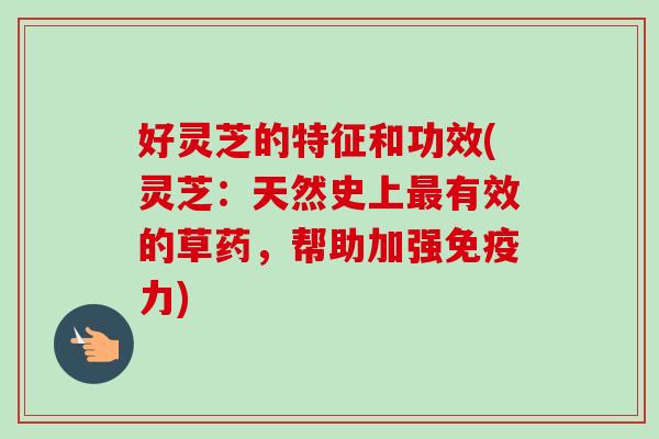 好灵芝的特征和功效(灵芝:天然史上最有效的草药,帮助加强免疫力)-第1张图片-卓越灵芝孢子粉 好灵芝的特征和功效(灵芝:天然史上最有效的草药,帮助加强免疫力)-第1张图片-卓越灵芝孢子粉