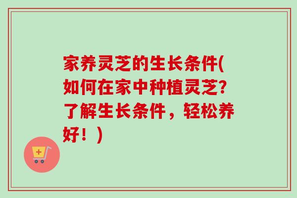 家养灵芝的生长条件(如何在家中种植灵芝?了解生长条件,轻松养好!)-第1张图片-卓越灵芝孢子粉 家养灵芝的生长条件(如何在家中种植灵芝?了解生长条件,轻松养好!)-第1张图片-卓越灵芝孢子粉