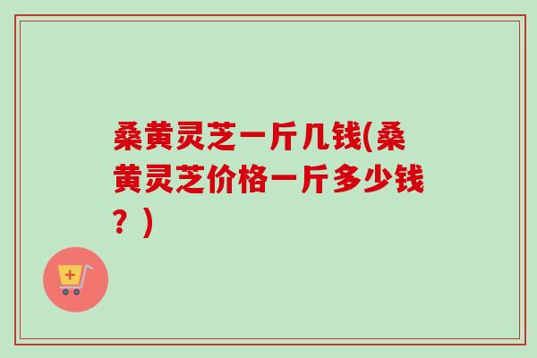 桑黄灵芝一斤几钱(桑黄灵芝价格一斤多少钱?)-第1张图片-卓越灵芝孢子粉 桑黄灵芝一斤几钱(桑黄灵芝价格一斤多少钱?)-第1张图片-卓越灵芝孢子粉